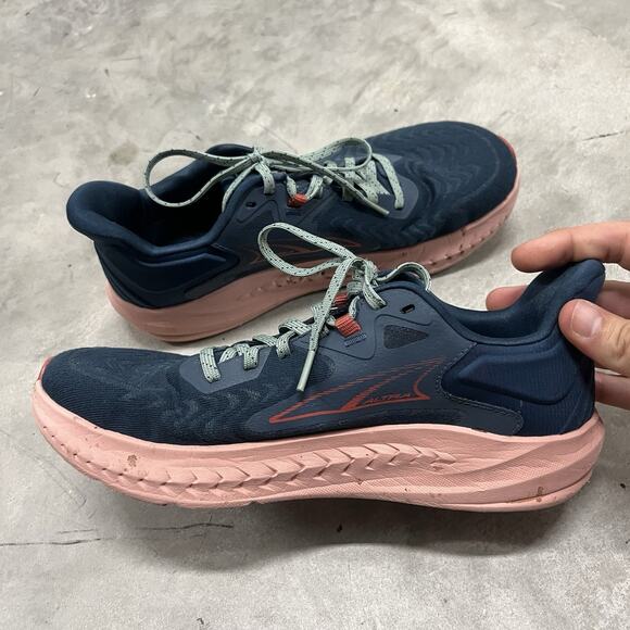 Altra Torin 7 Blue Pink Running Shoes Sneakers Lace Up Adult Women's Size 9.5 - Picture 5 of 8